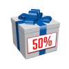 50% Rabatt