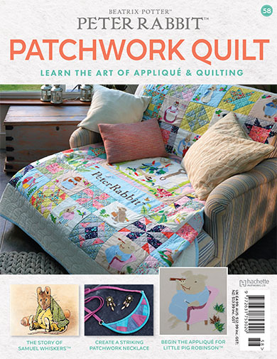 Peter Rabbit Patchwork Quilt Issue 58