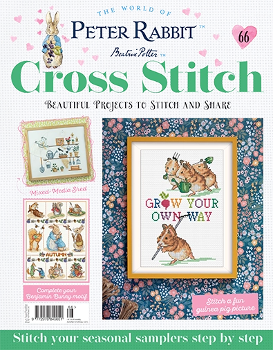 Peter Rabbit Cross Stitch Issue 66