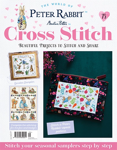 Peter Rabbit Cross Stitch Issue 75