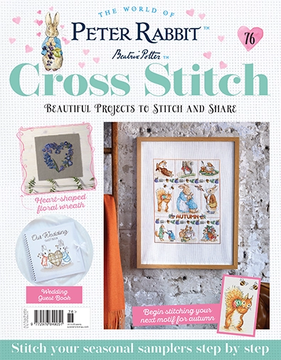 Peter Rabbit Cross Stitch Issue 76
