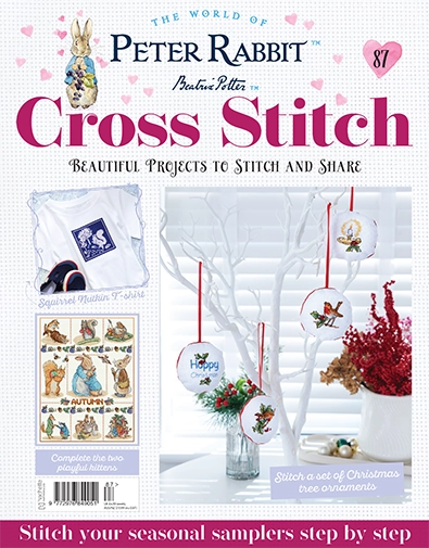 Peter Rabbit Cross Stitch Issue 87