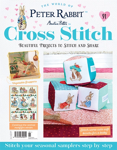 Peter Rabbit Cross Stitch Issue 91