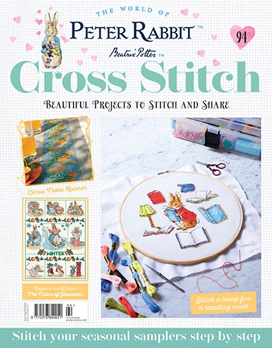 Peter Rabbit Cross Stitch Issue 92