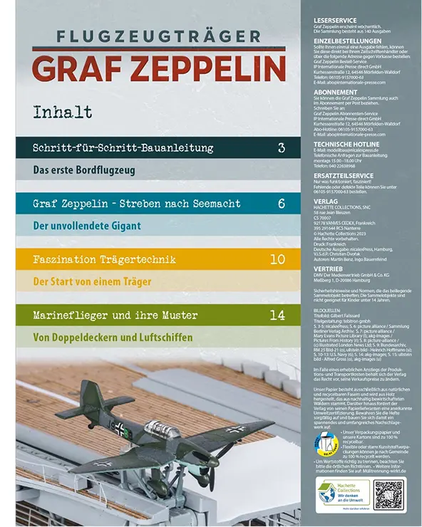 Graf Zeppelin Ausgabe 1