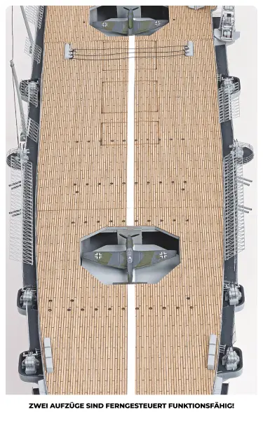 Davits mit Rettungsbooten können ferngesteuert werden