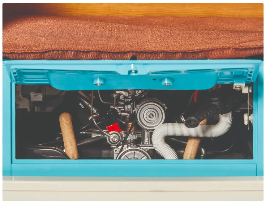 Bulli gefedertes Fahrwerk