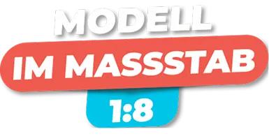 Bulli Bausatz im Maßstab 1:8