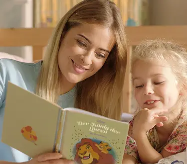 Gemeinsames Lesen der Disney Geschichten