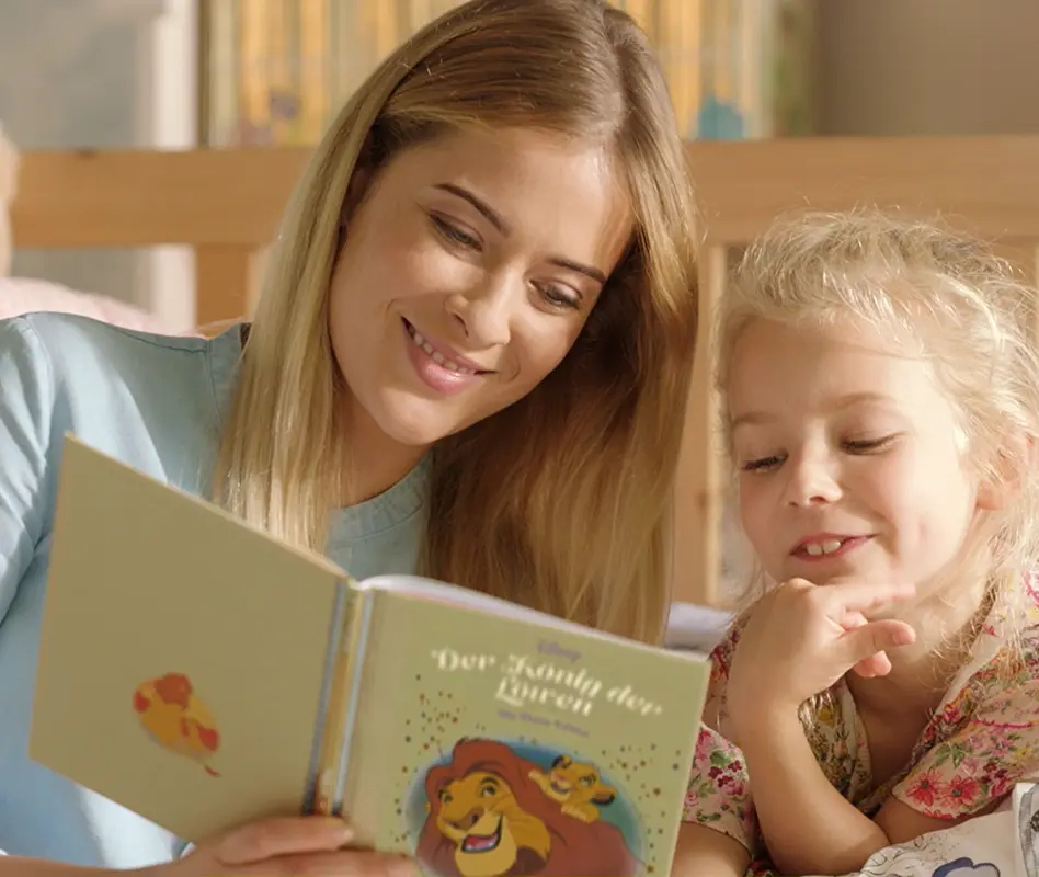 Gemeinsames Lesen der Disney Geschichten