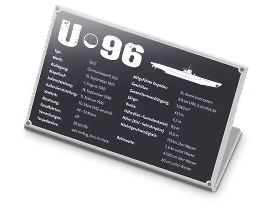 U96 Präsentationstafel