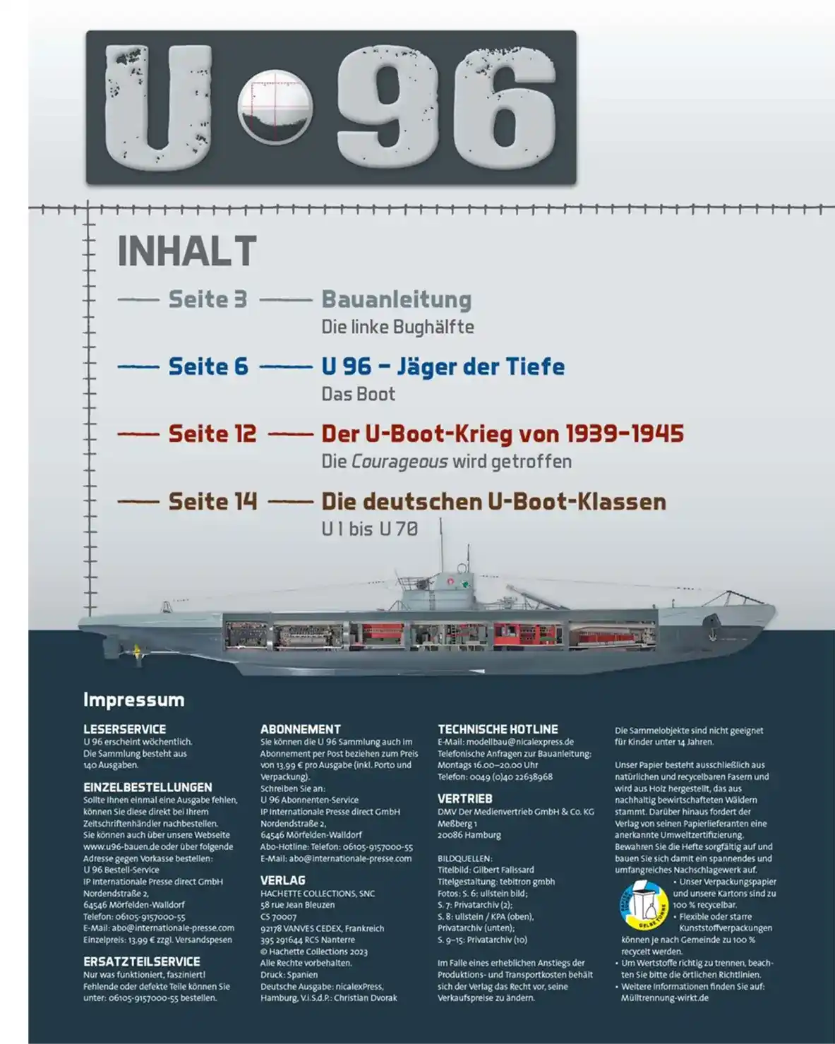 U96 - Vom Original zum Modell