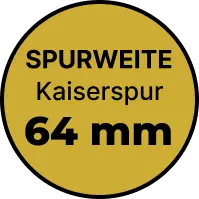 SPURWEITE Kaiserspur 64 mm