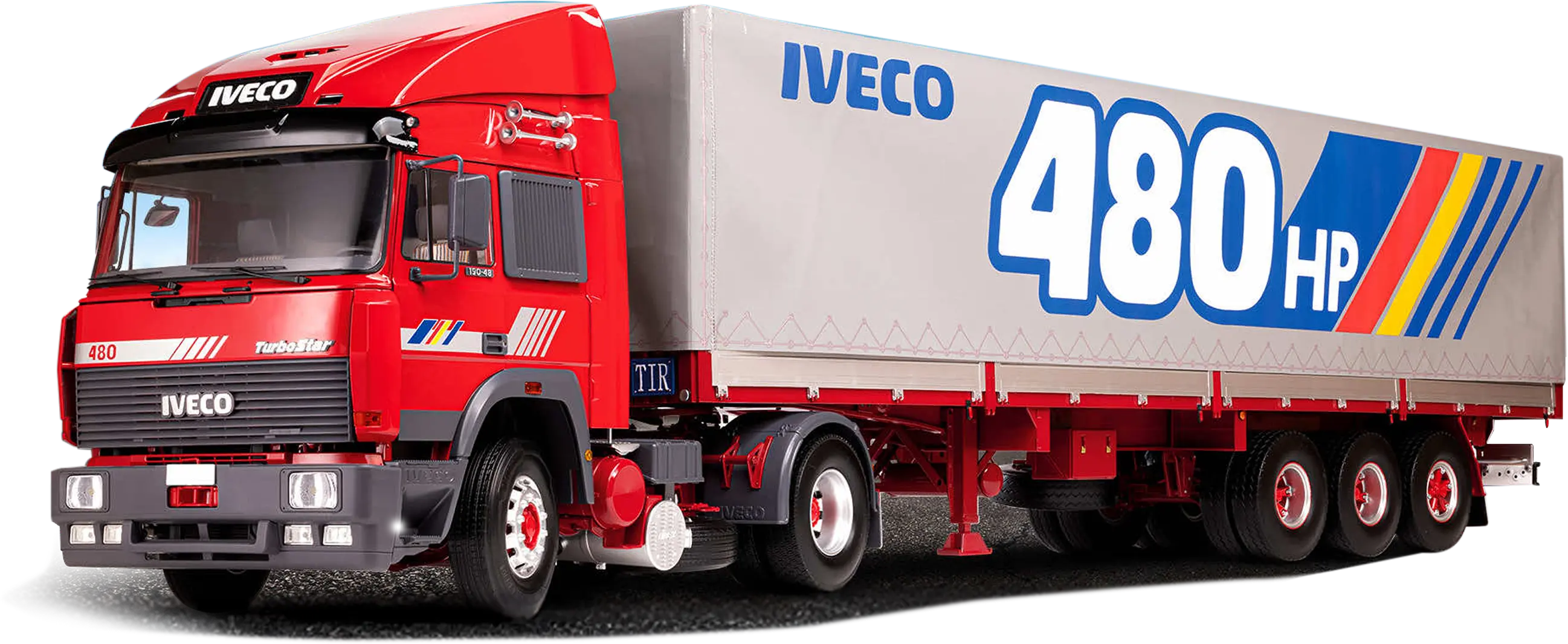 Der IVECO LKW Seitenansicht