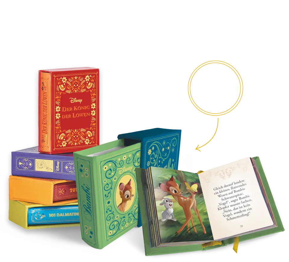 Disney Miniatur-Bücher