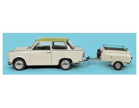 Trabant Miniatur mit Anhänger
