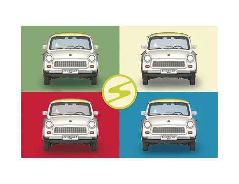 Trabant Metall-Schild