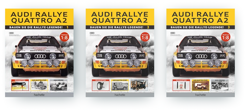 Audi quattro Heft 1, 2 und 3