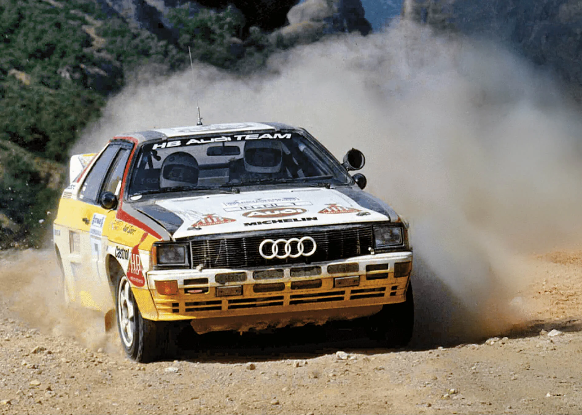 Der Audi quattro beim Rallye