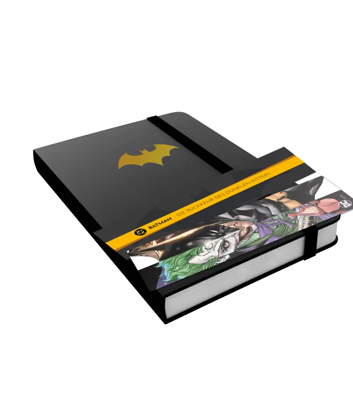 Batman Notizbuch mit Lesezeichen