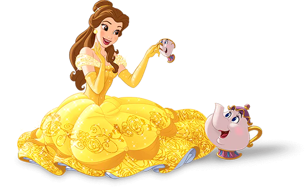 Princesse Belle + Zip + Madame Samovar